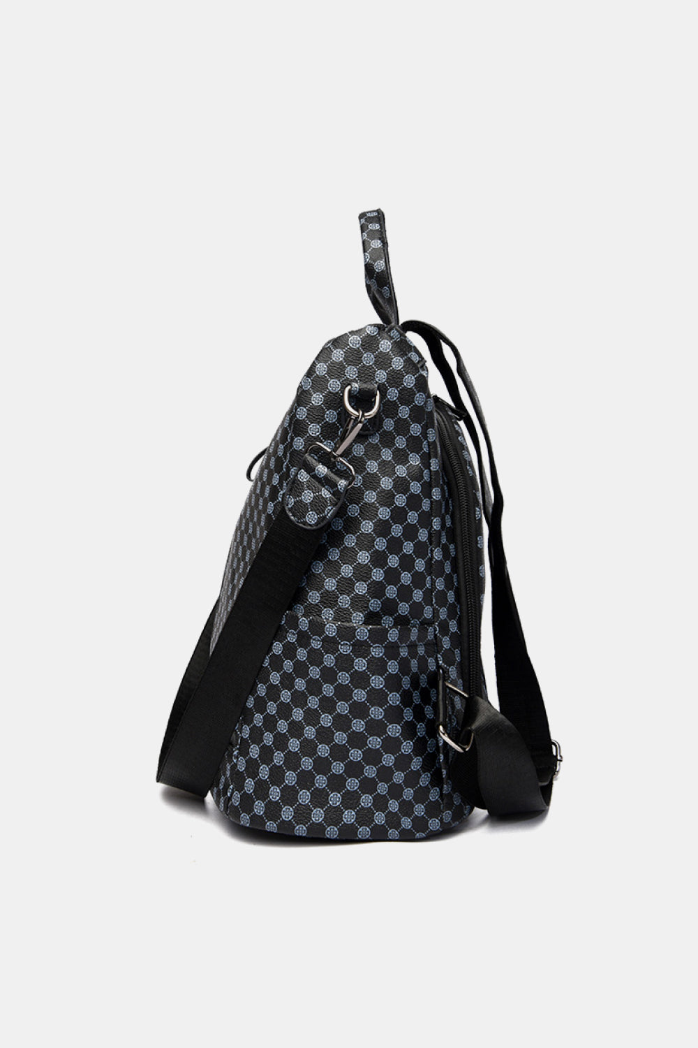 Printed PU Leather Backpack