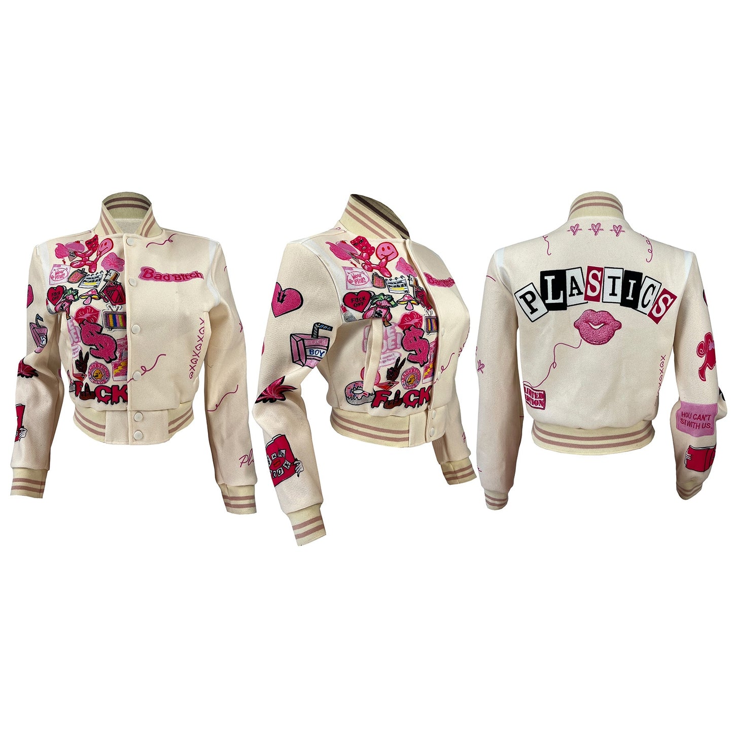 Fashion Embroidered Baseball Jacket Lola’s Hidden Gem