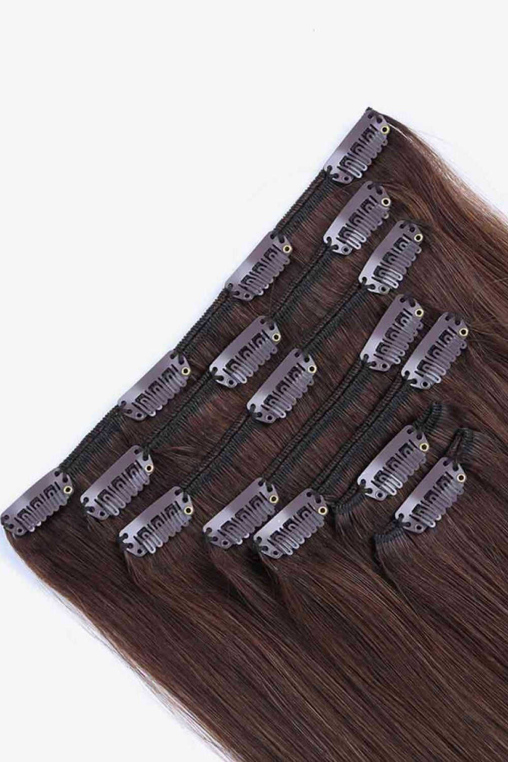 18" 120g Clip-In Hair Extensions Indian Human Hair Trendsi