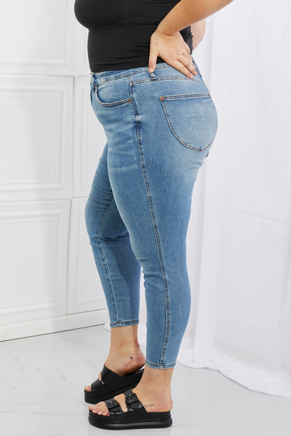 Nina High Waisted Skinny Jeans Trendsi