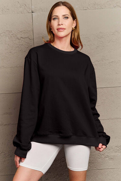 Simply Love IF I'M TOO MUCH THEN GO FIND LESS Round Neck Sweatshirt