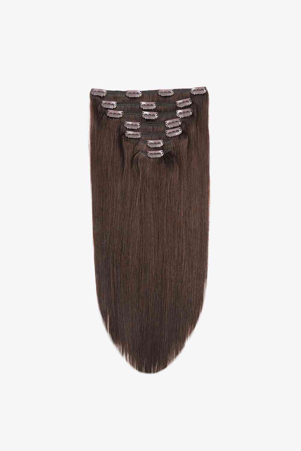 16" 110g Clip-in Hair Extensions Indian Human Hair