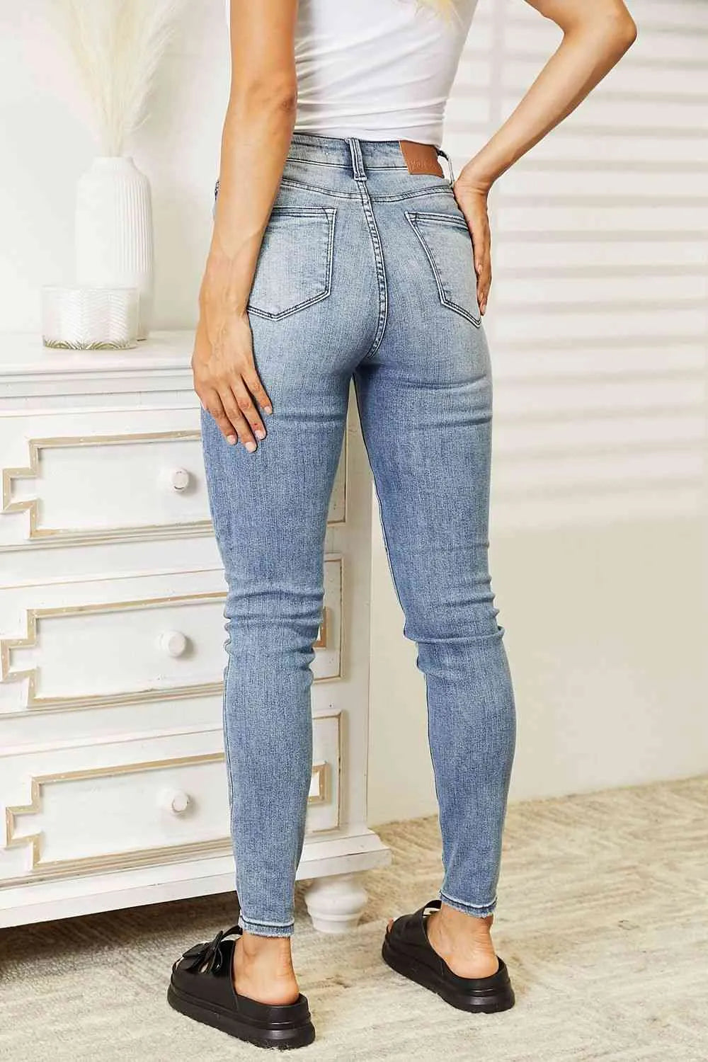 Judy Blue High Waist Tummy Control Vintage Skinny Jeans