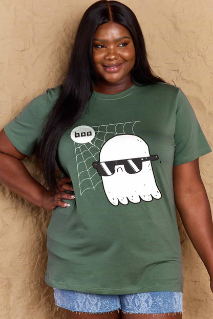 Simply Love BOO Graphic Cotton T-Shirt