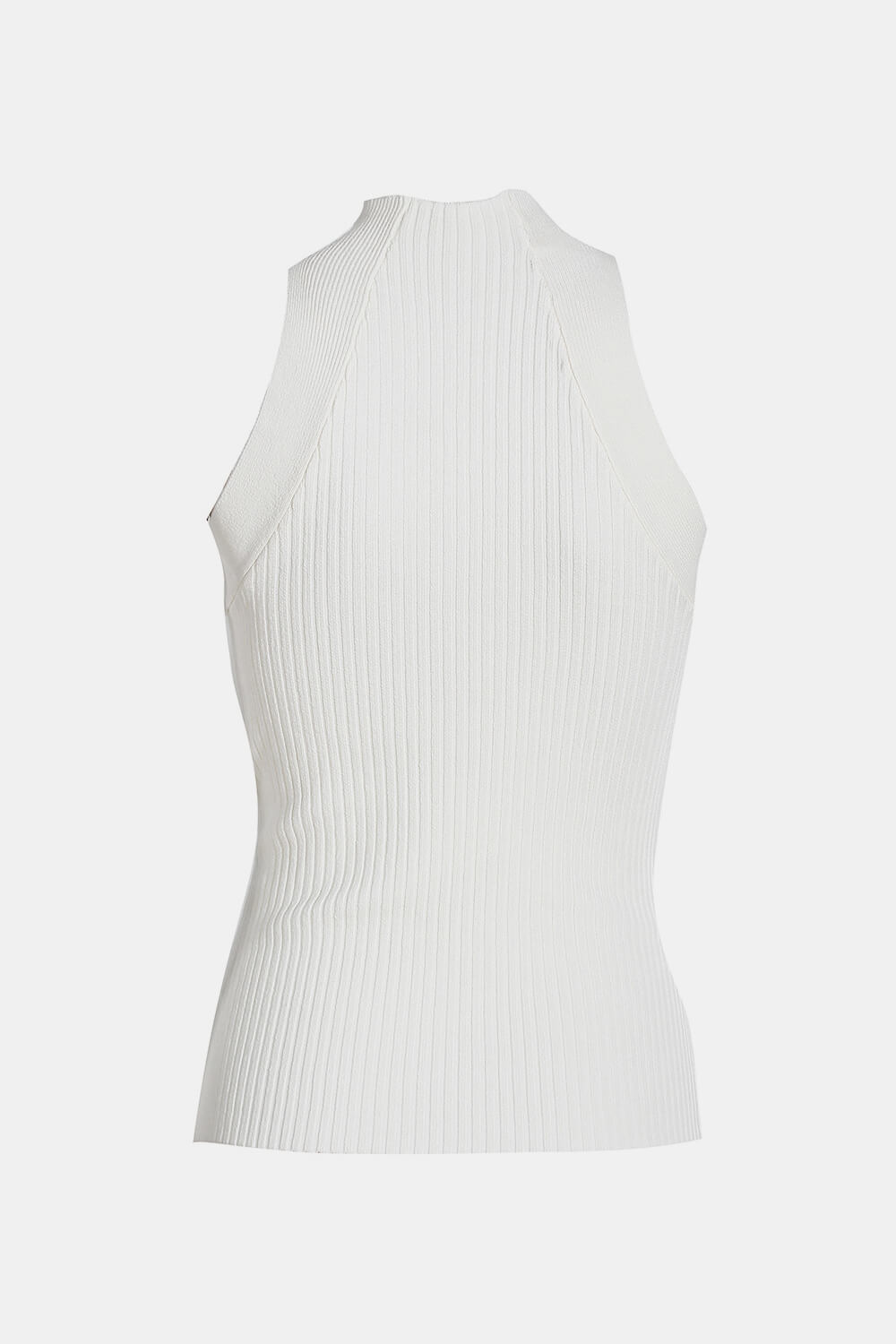 Cutout Twisted Front Sleeveless Sweater Trendsi