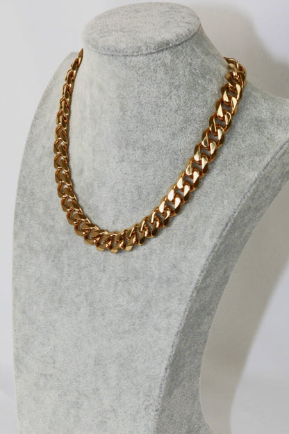 Thick Curb Chain Stainless Steel Necklace Trendsi