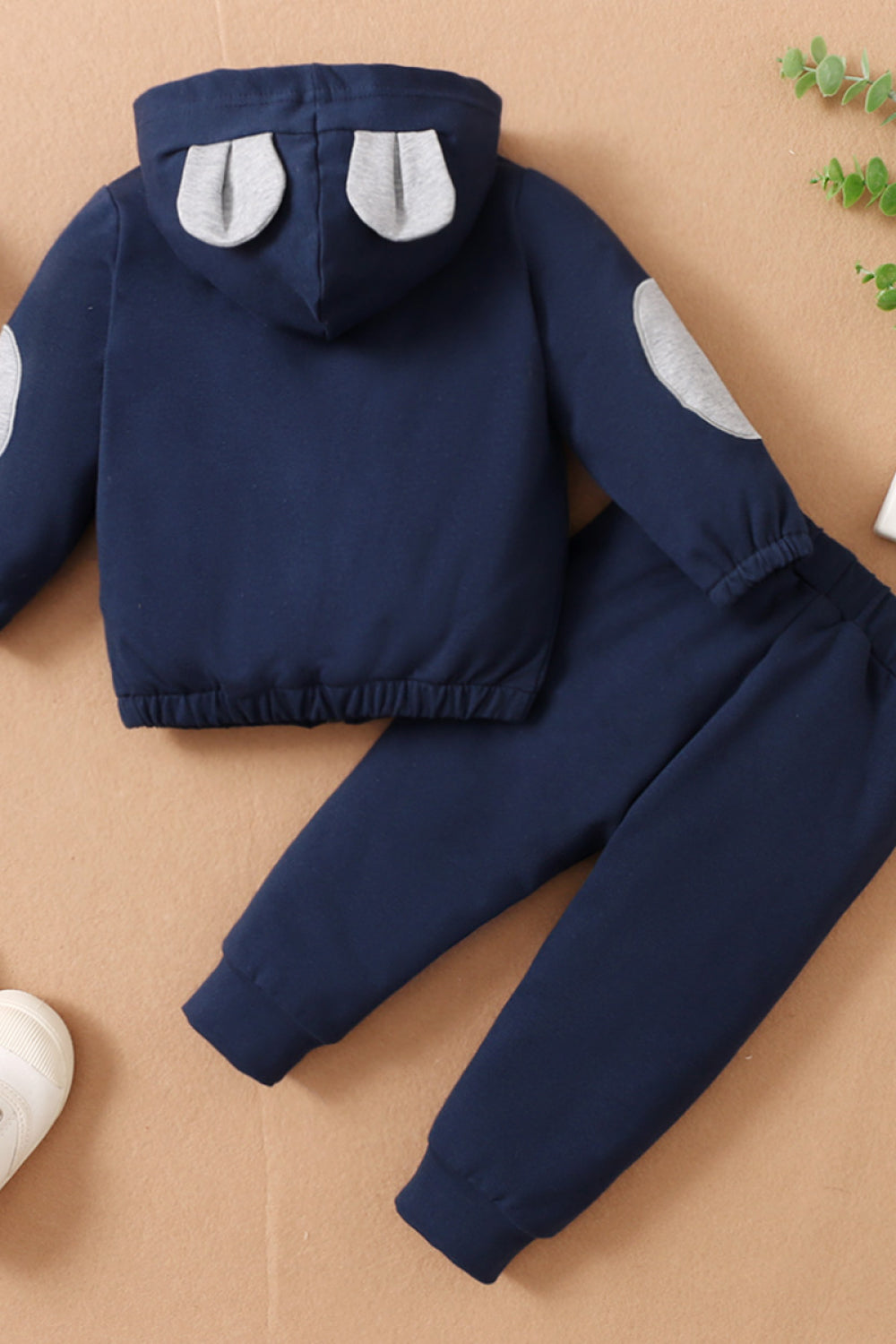 Baby BEAR Elbow Patch Jacket and Joggers Set Trendsi