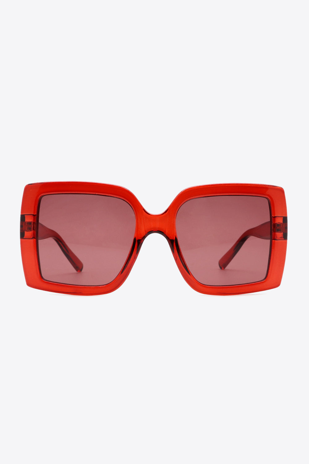 Acetate Lens Square Sunglasses