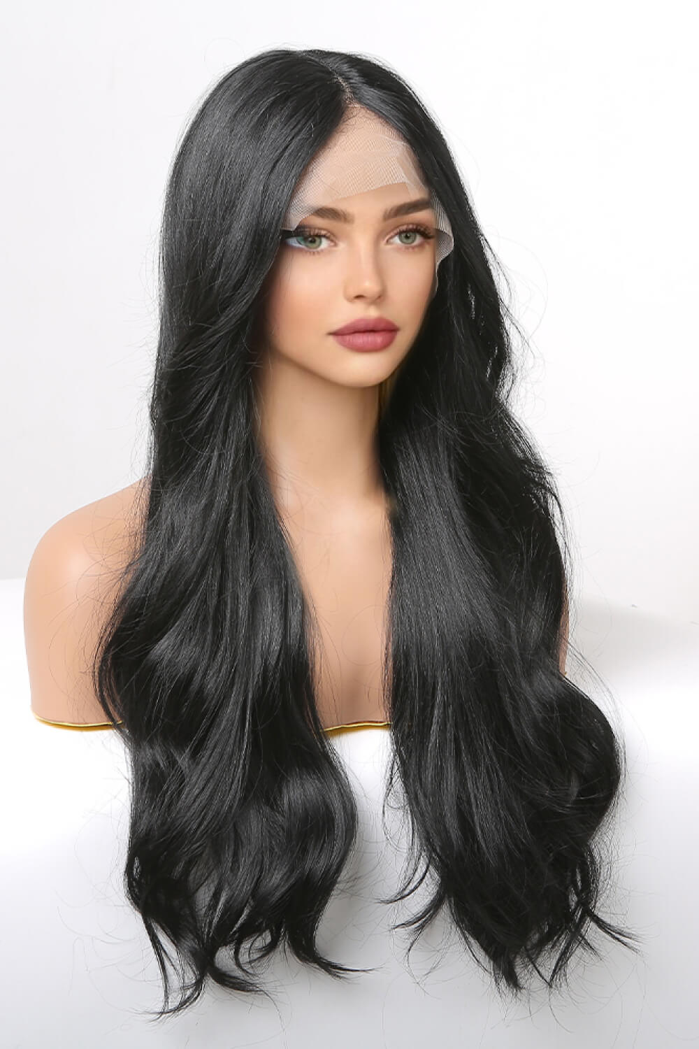 13*2" Lace Front Wigs Synthetic Long Wavy 24" 150% Density Trendsi