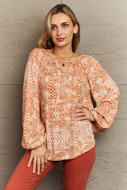 HEYSON Just For You Aztec Tunic Top