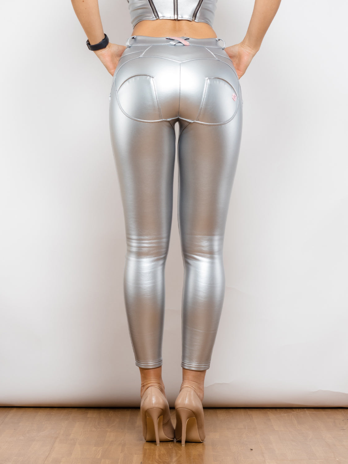 Falling in Love PU Skinny Pants