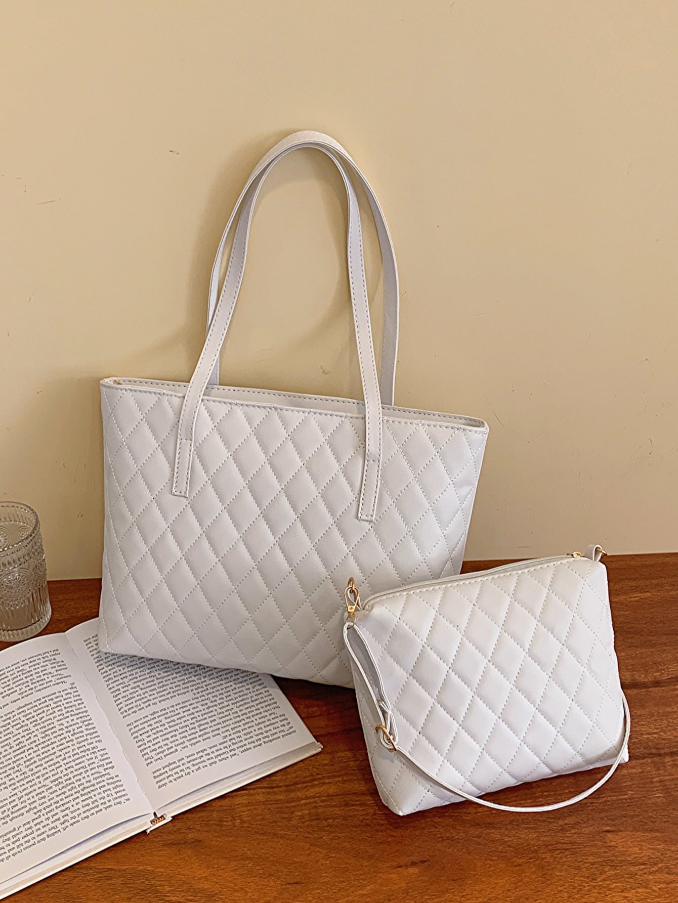 Three-Piece PU Leather Bag Set