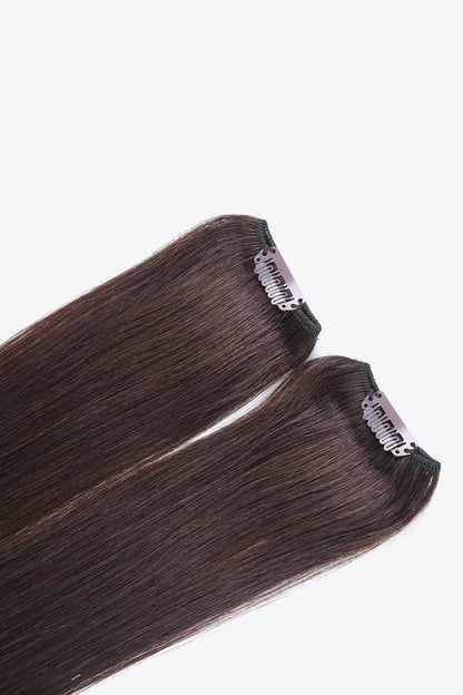 20" 120g Clip-in Hair Extensions Indian Human Hair Trendsi