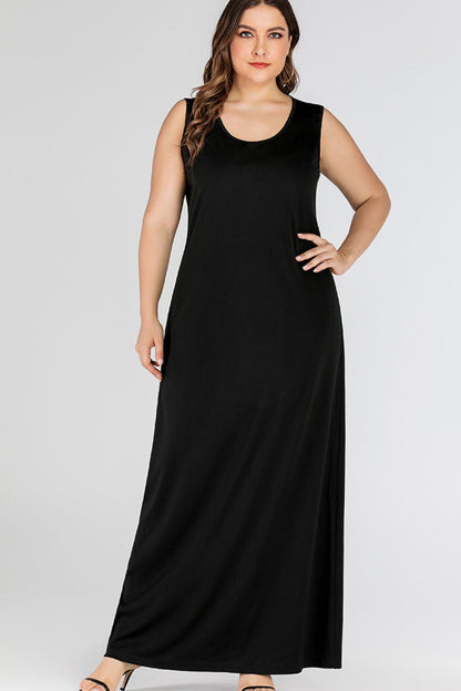 Gem Plus+ Scoop Neck Maxi Tank Dress