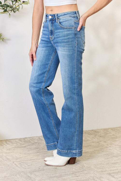 RISEN High Waist Straight Jeans