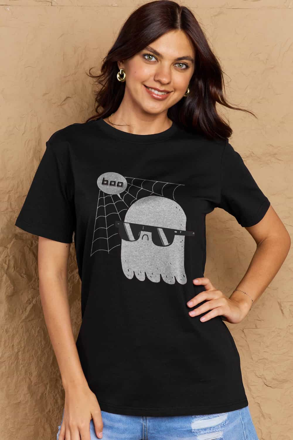 Simply Love BOO Graphic Cotton T-Shirt