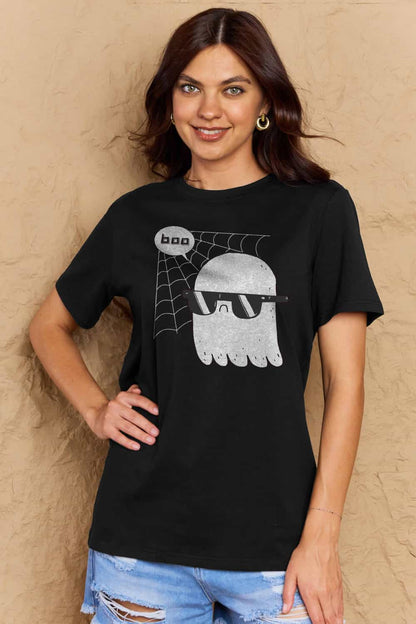 Simply Love BOO Graphic Cotton T-Shirt