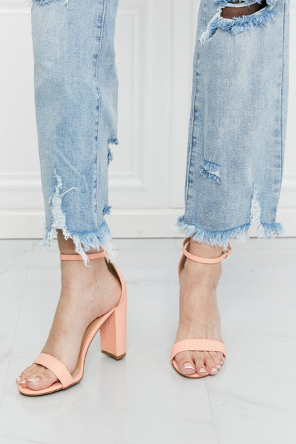 High Block Heel Sandals Trendsi