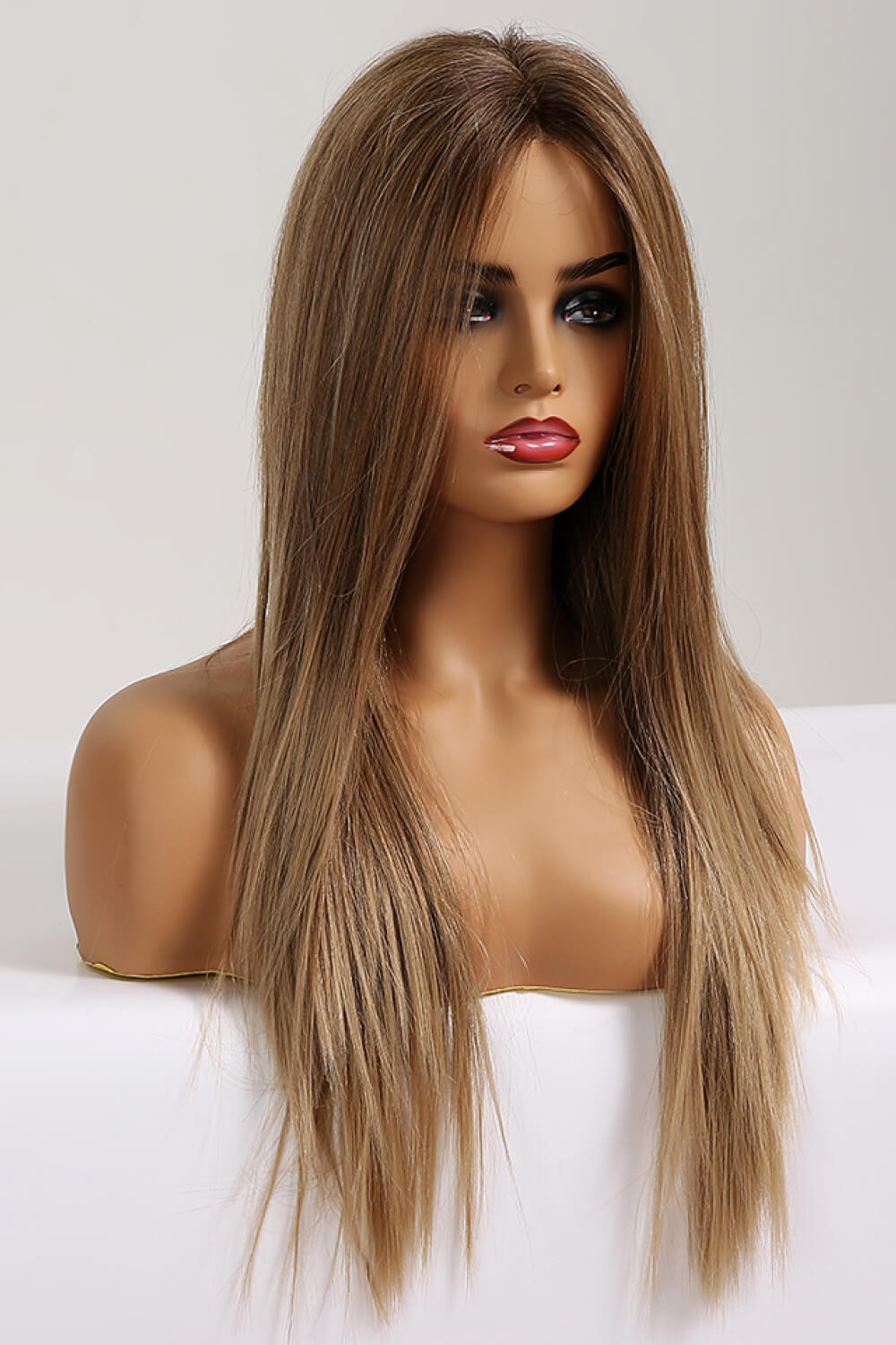 13*2" Lace Front Wigs Synthetic Long Straight 26'' 150% Density Trendsi