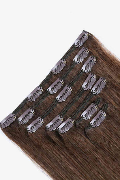 20" 120g Clip-in Hair Extensions Indian Human Hair Trendsi