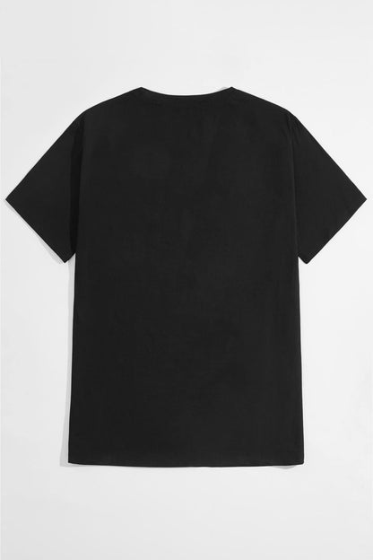 Men's Graphic Round Neck Tee Shirt