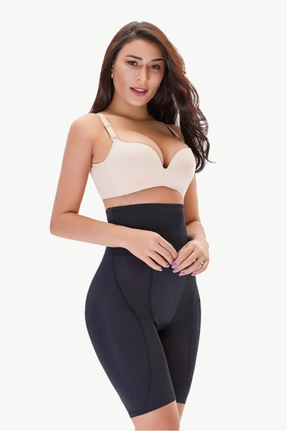 High Waisted Pull-On Shaping Shorts