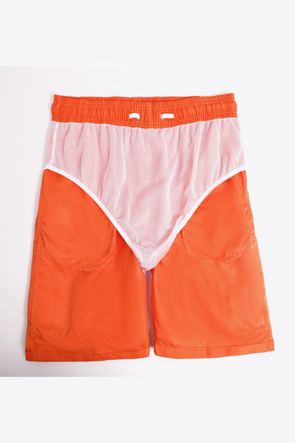 Men's Drawstring Waist Cargo Shorts Trendsi