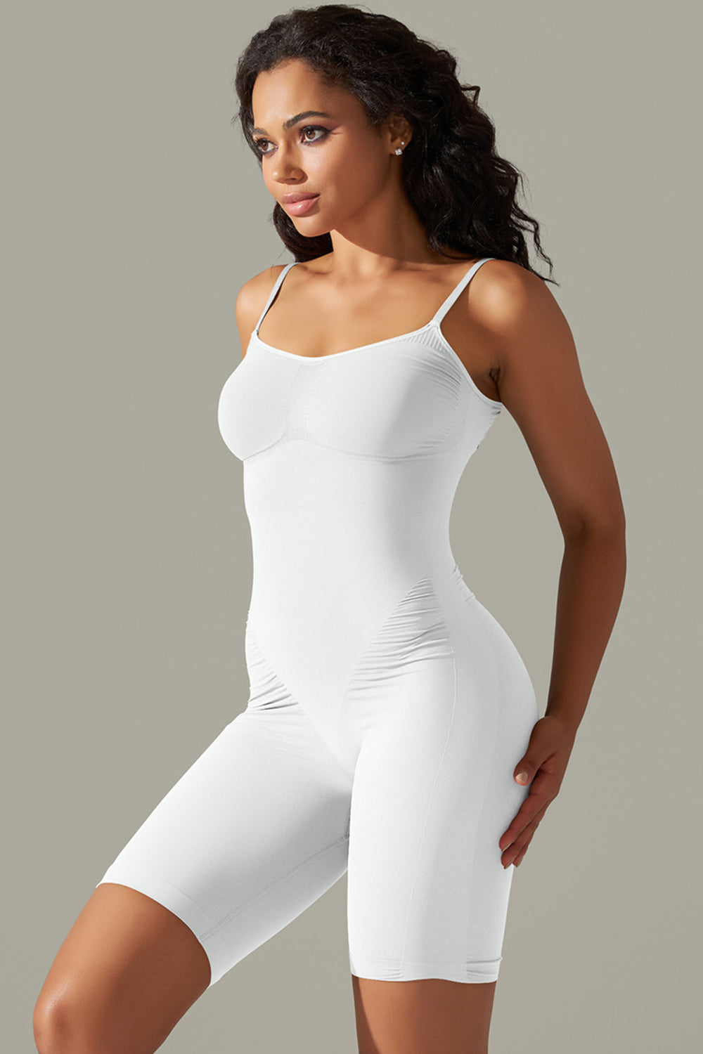 Spaghetti Strap Active Romper