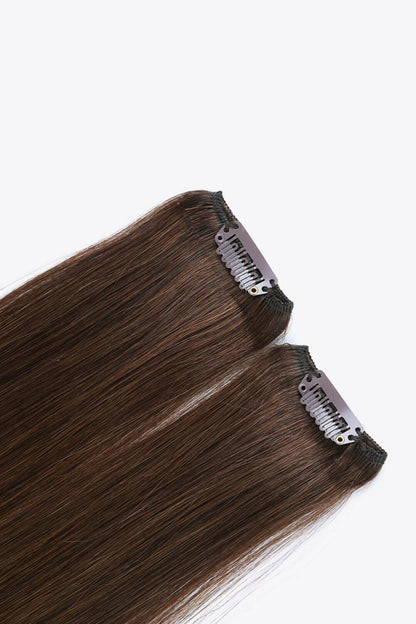 18" 120g Clip-In Hair Extensions Indian Human Hair Trendsi