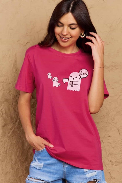 Simply Love BOO Graphic Cotton T-Shirt