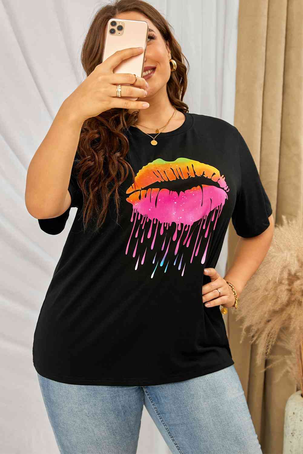 Plus+ Lip Graphic Tee Shirt