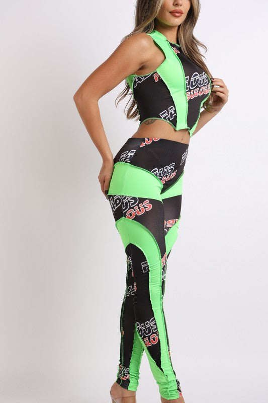 FABULOUS Racer Pant Set K Too