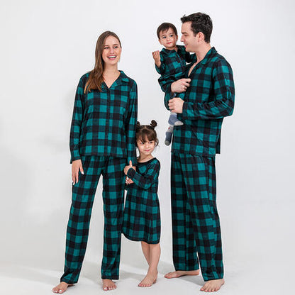 Boys Plaid Shirt and Pants Set