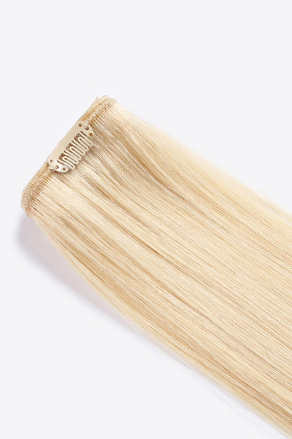 18" 120g Clip-In Hair Extensions Indian Human Hair in Blonde Trendsi