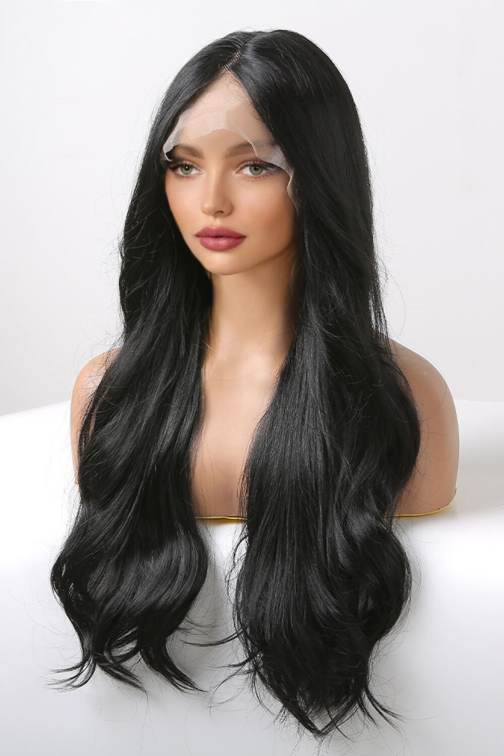 13*2" Lace Front Wigs Synthetic Long Wavy 24" 150% Density Trendsi