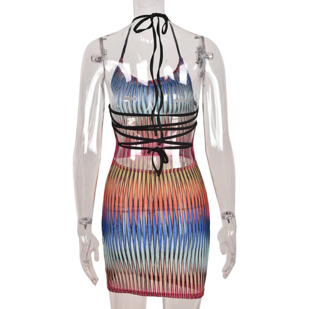 Gradient Mesh Mini Dress Lola’s Hidden Gem