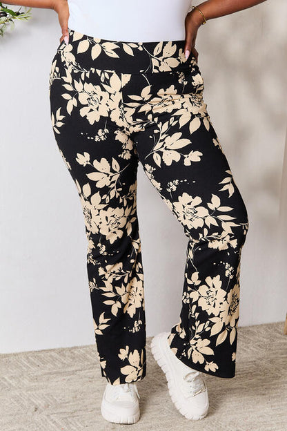 Heimish High Waist Floral Flare Pants