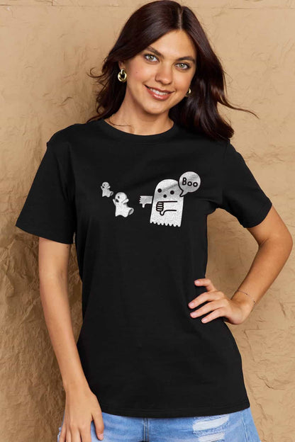 Simply Love BOO Graphic Cotton T-Shirt