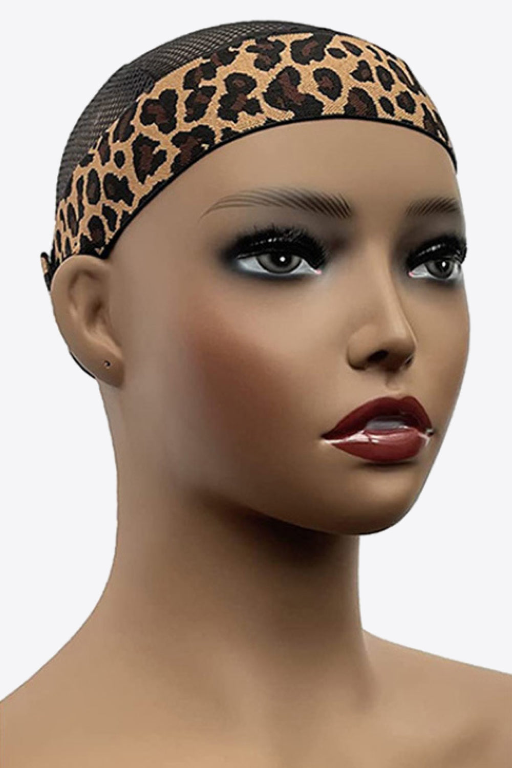 4-Pack Leopard Elastic Soft Wig Grips Trendsi