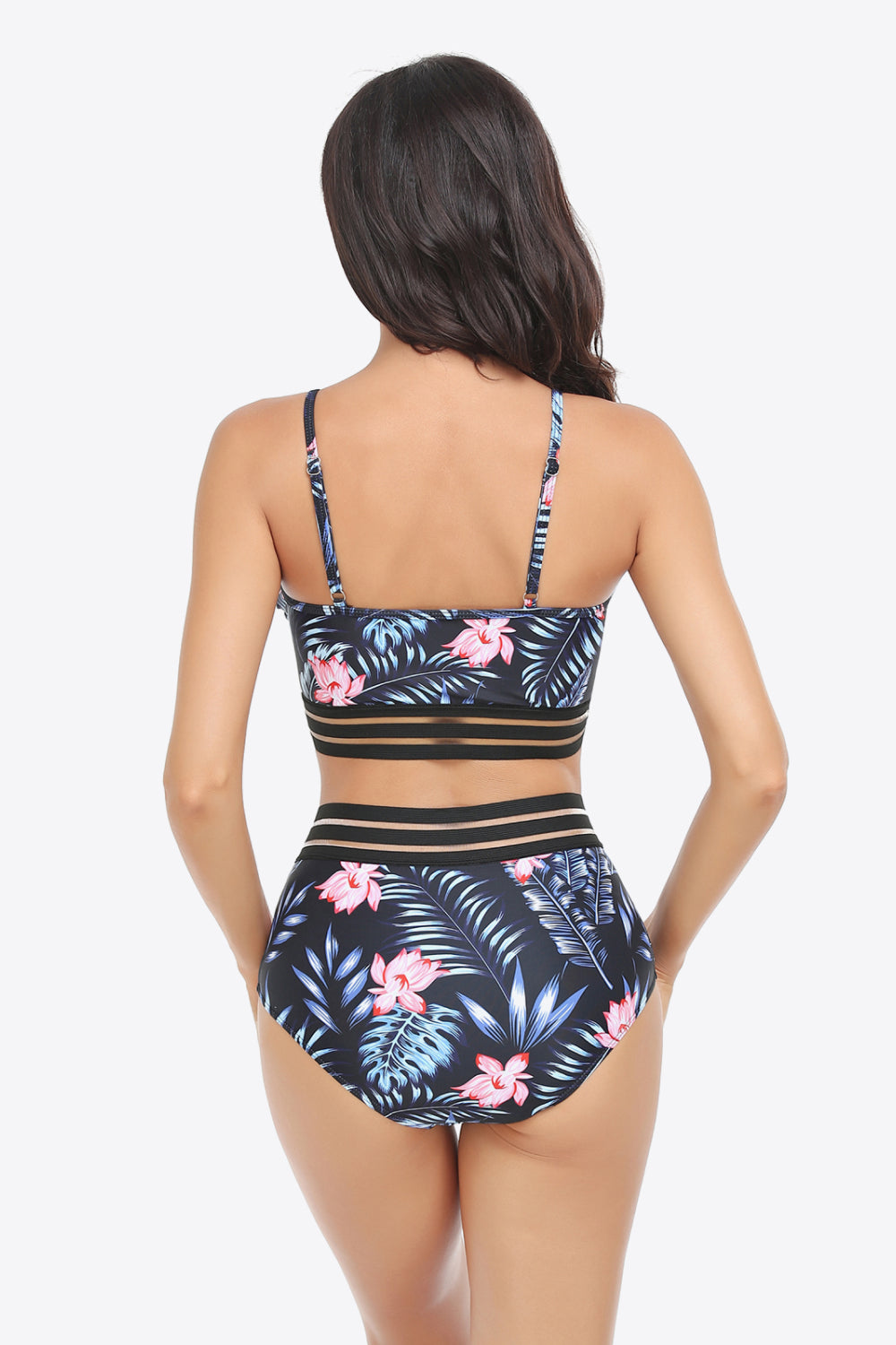 Ruffled Plunge Bikini Set Trendsi