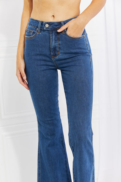 Judy Blue Ava Cool Denim Tummy Control Flare