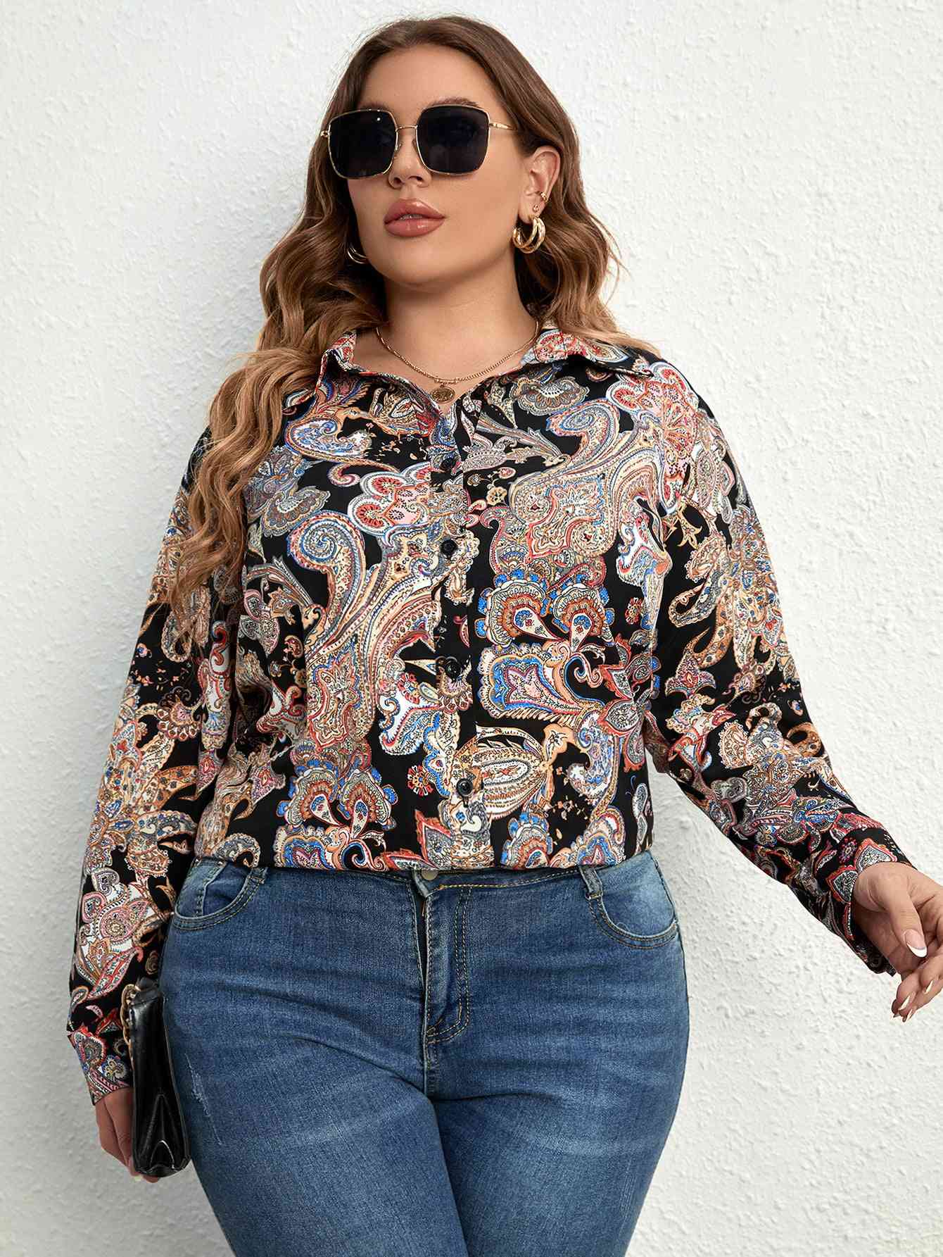 Printed Long Sleeve Shirt