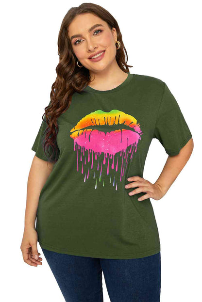 Plus+ Lip Graphic Tee Shirt