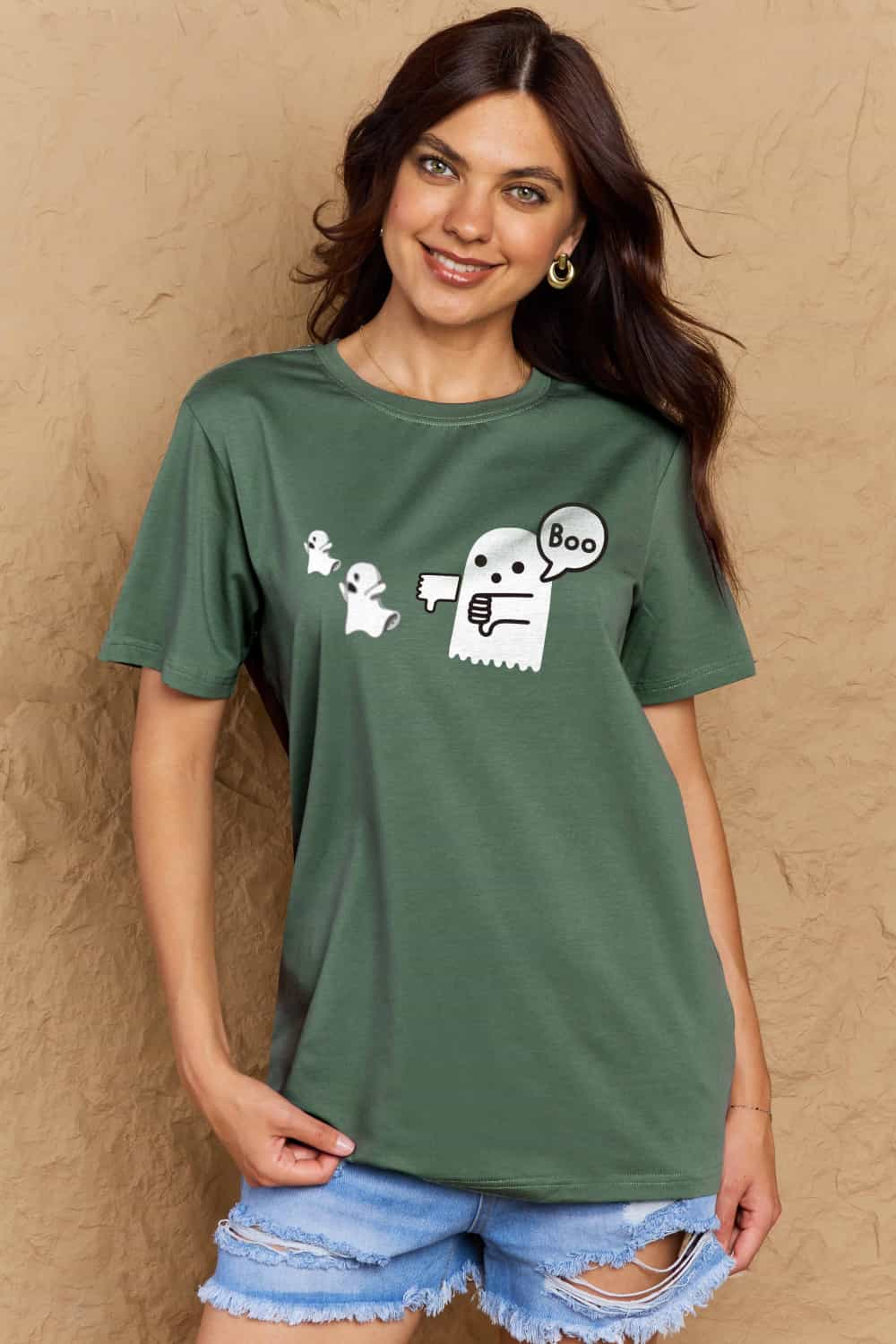 Simply Love BOO Graphic Cotton T-Shirt