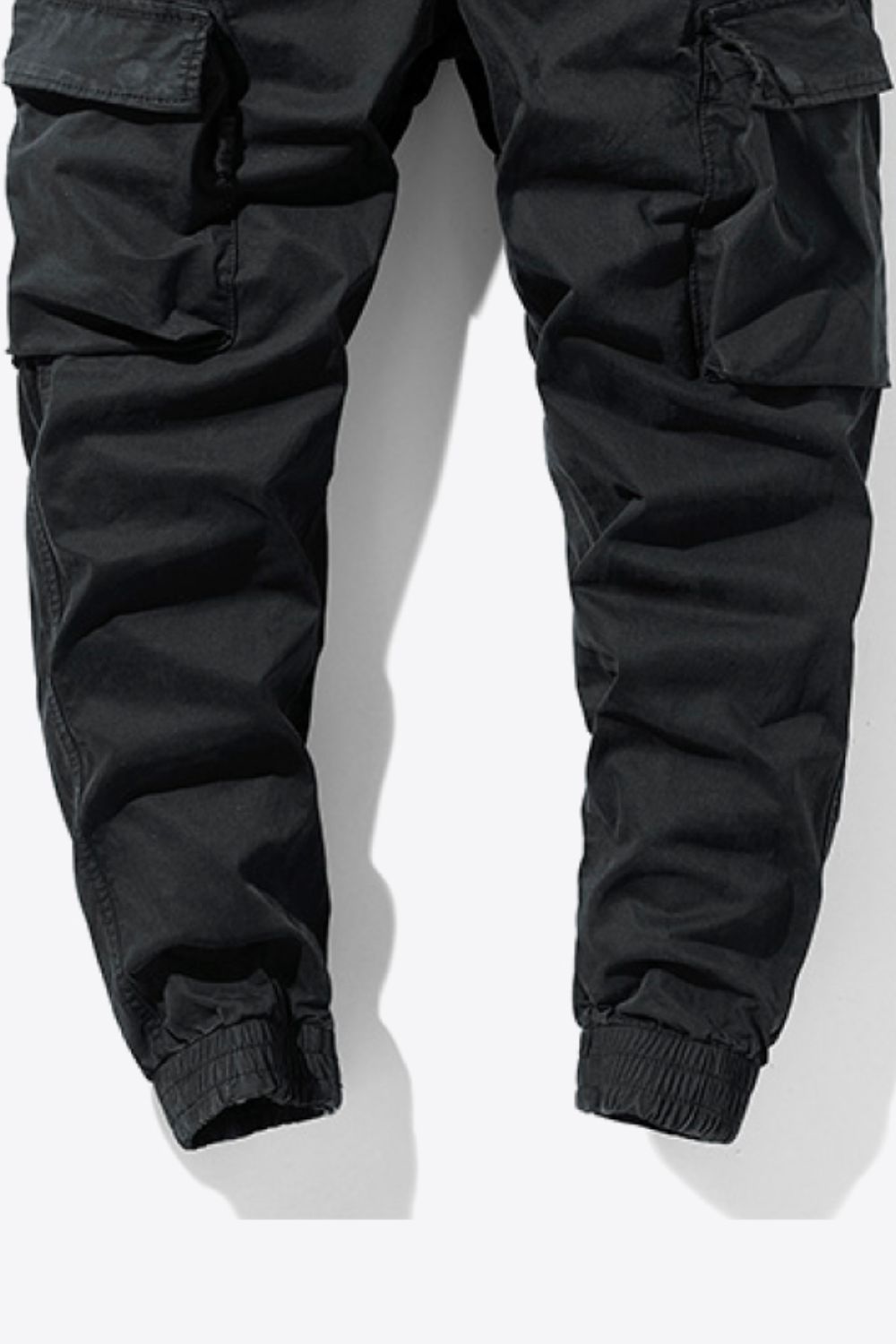 Men's Drawstring Elastic Waist Cargo Joggers Trendsi