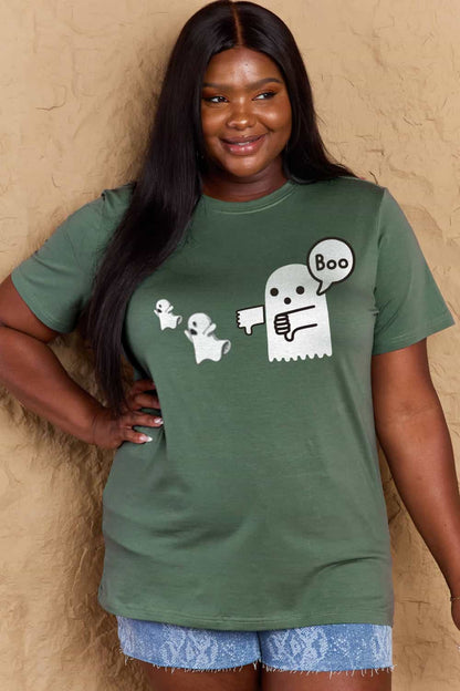 Simply Love BOO Graphic Cotton T-Shirt