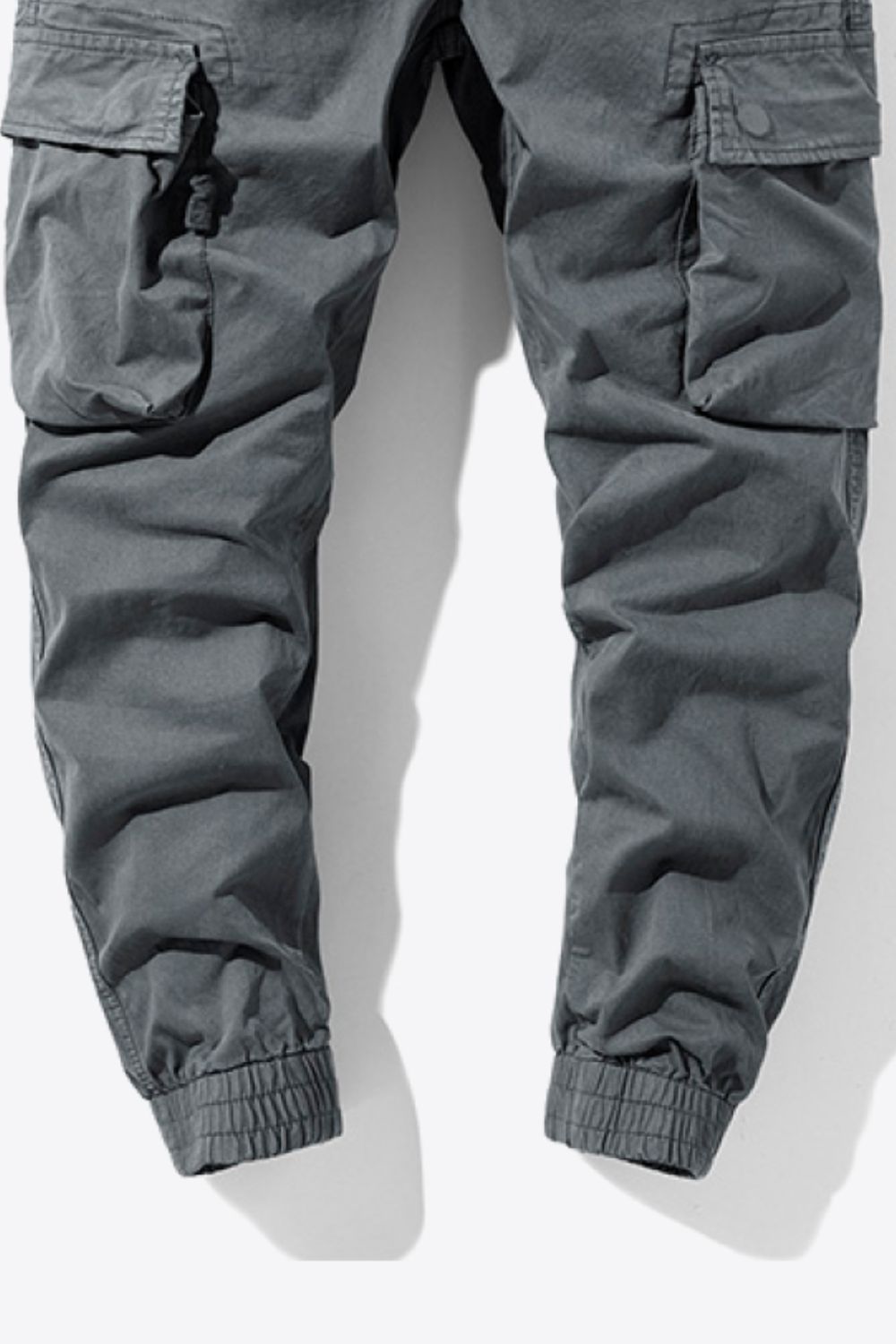 Men's Drawstring Elastic Waist Cargo Joggers Trendsi