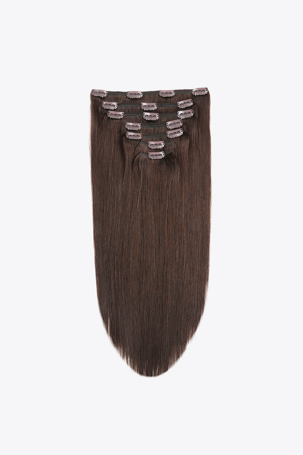 18" 120g Clip-In Hair Extensions Indian Human Hair Trendsi