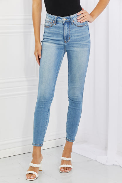 Nina High Waisted Skinny Jeans Trendsi