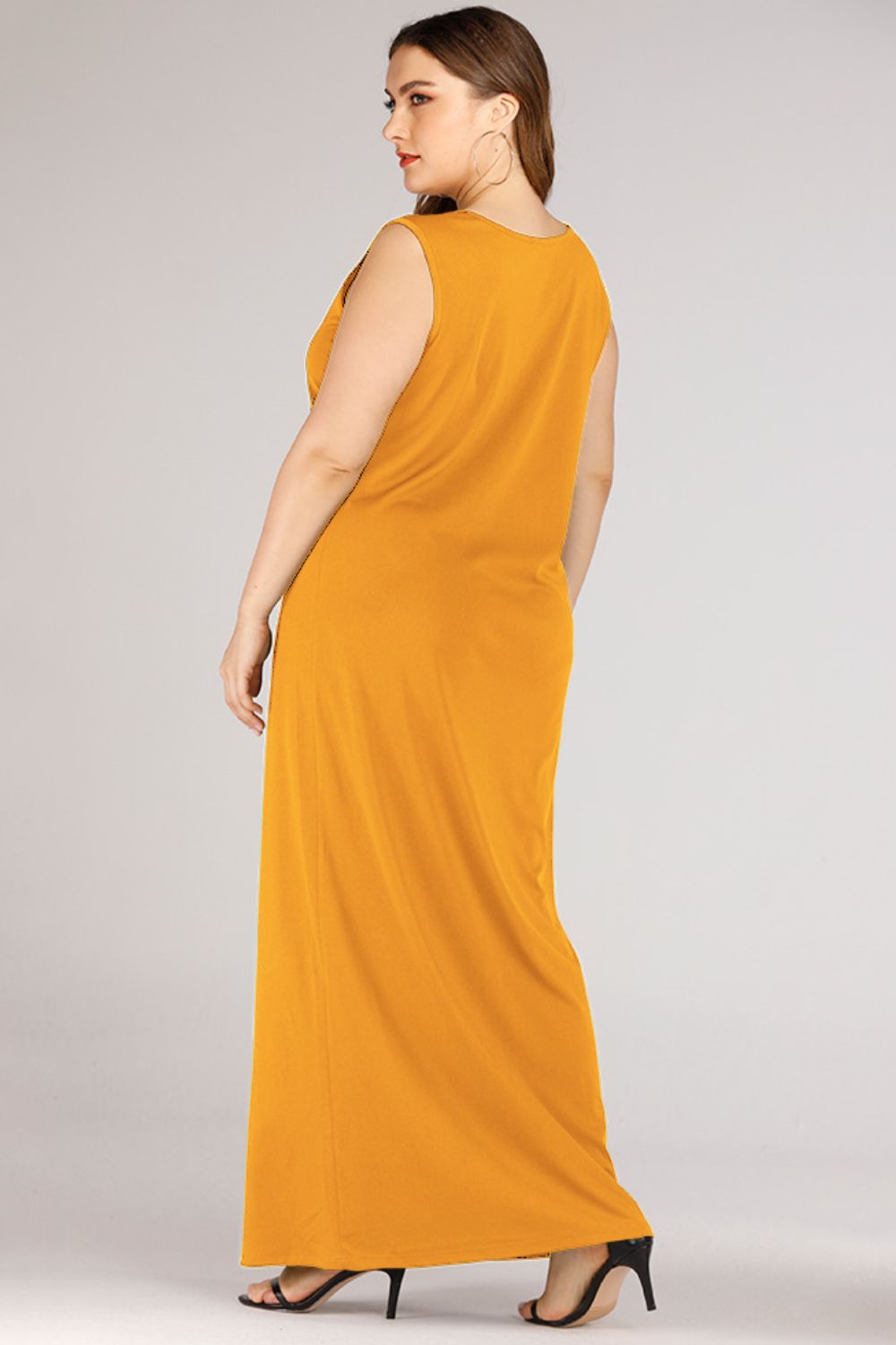 Gem Plus+ Scoop Neck Maxi Tank Dress